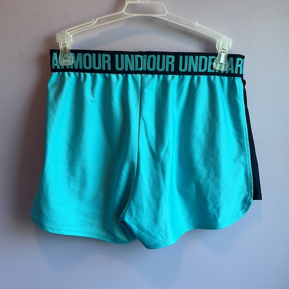 Blue Under Armor Athletic Shorts (with Pockets!) - Picture 2 of 3